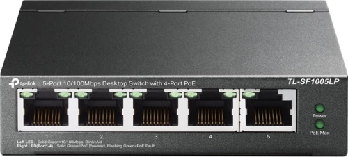 TP-Link TL-SF1005LP v1.0, 5-Port 10/100Mbps Desktop Switch with 4-Port PoE