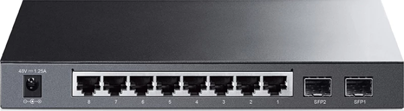 Tp-Link Switch Tl-Sg2210P, V3.2 8-Port Gigabit Smart Poe Switch With 2 Sfp Slots