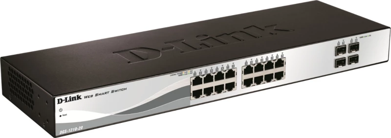 Switch D-Link Dgs 1210-20 16-Ports With 4 Gb Sfp Dgs-1210-20