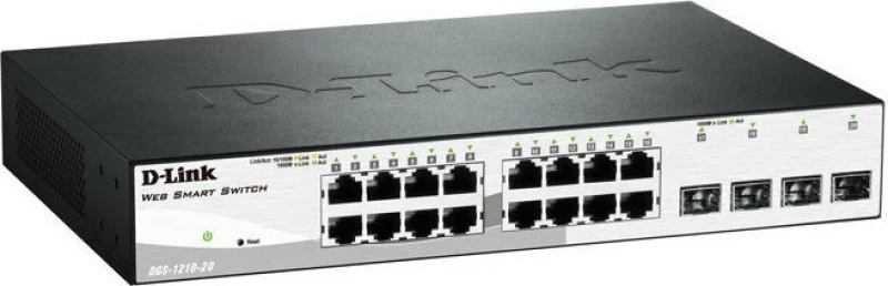 Switch D-Link Dgs 1210-20 16-Ports With 4 Gb Sfp Dgs-1210-20