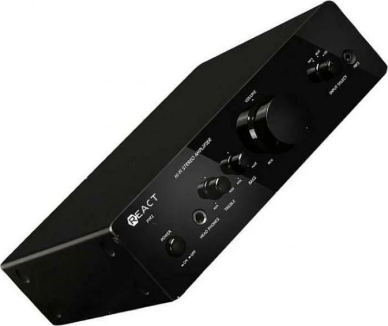 React Pm1 Στερεοφωνικός Ενισχυτής Hi-Fi Με 2 Εξόδους Ηχείων.