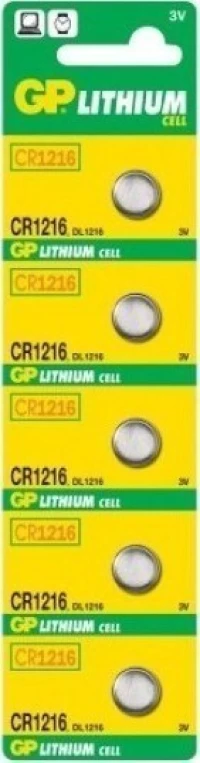 GP Batteries Lithium Cell CR1216 (5τμχ)