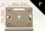 Rotating Flip Cover Γαλάζιο (Universal 9")