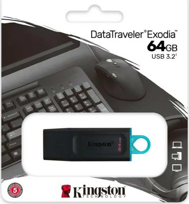 Kingston DataTraveler Exodia 64GB USB 3.2