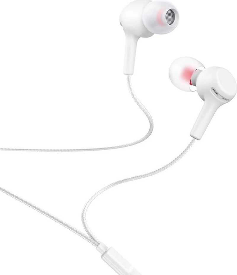 Hoco M78 El Placer In-ear Handsfree με Βύσμα 3.5mm Λευκό
