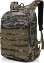 Camo Σακίδιο πλάτης για laptop έως 15,6", με ενσωματωμένη θύρα USB - Χακί