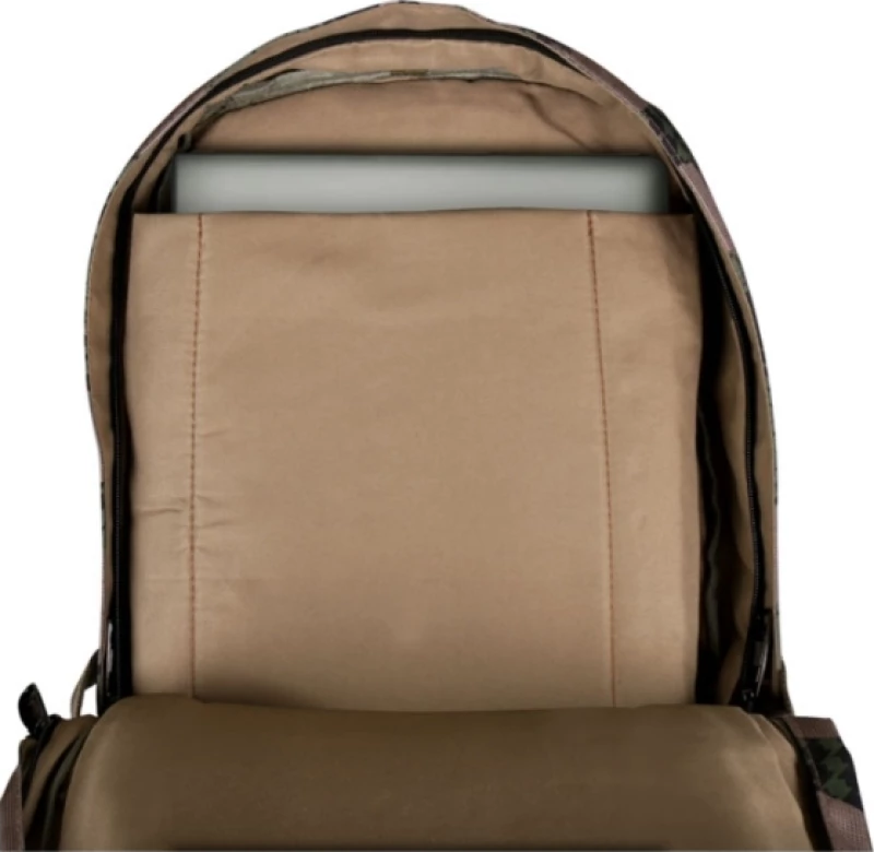 Camo Σακίδιο πλάτης για laptop έως 15,6", με ενσωματωμένη θύρα USB - Χακί