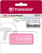 Transcend Card Reader Rdf5 Usb 3.1 Gen 1 Pink
