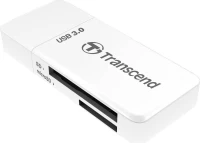 Transcend Ts-Rdf5W Συσκευή Ανάγνωσης Καρτών Λευκός (Άσπρος) Usb 3.0 (3.1 Gen 1) Type-A