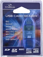 Titanum Ta101B Card Reader Blue Usb 2.0