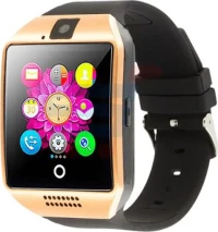 Bluetooth Smartwatch πολλαπλών λειτουργιών Με Ελληνικό Μενού Χρυσό Q18