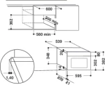 Whirlpool AMW 435 IX Εντοιχιζόμενος Φούρνος Μικροκυμάτων 22lt