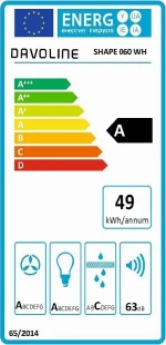 Davoline Shape 60 Λευκό