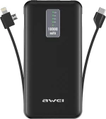 Awei P11K 10000mAh Μαύρο