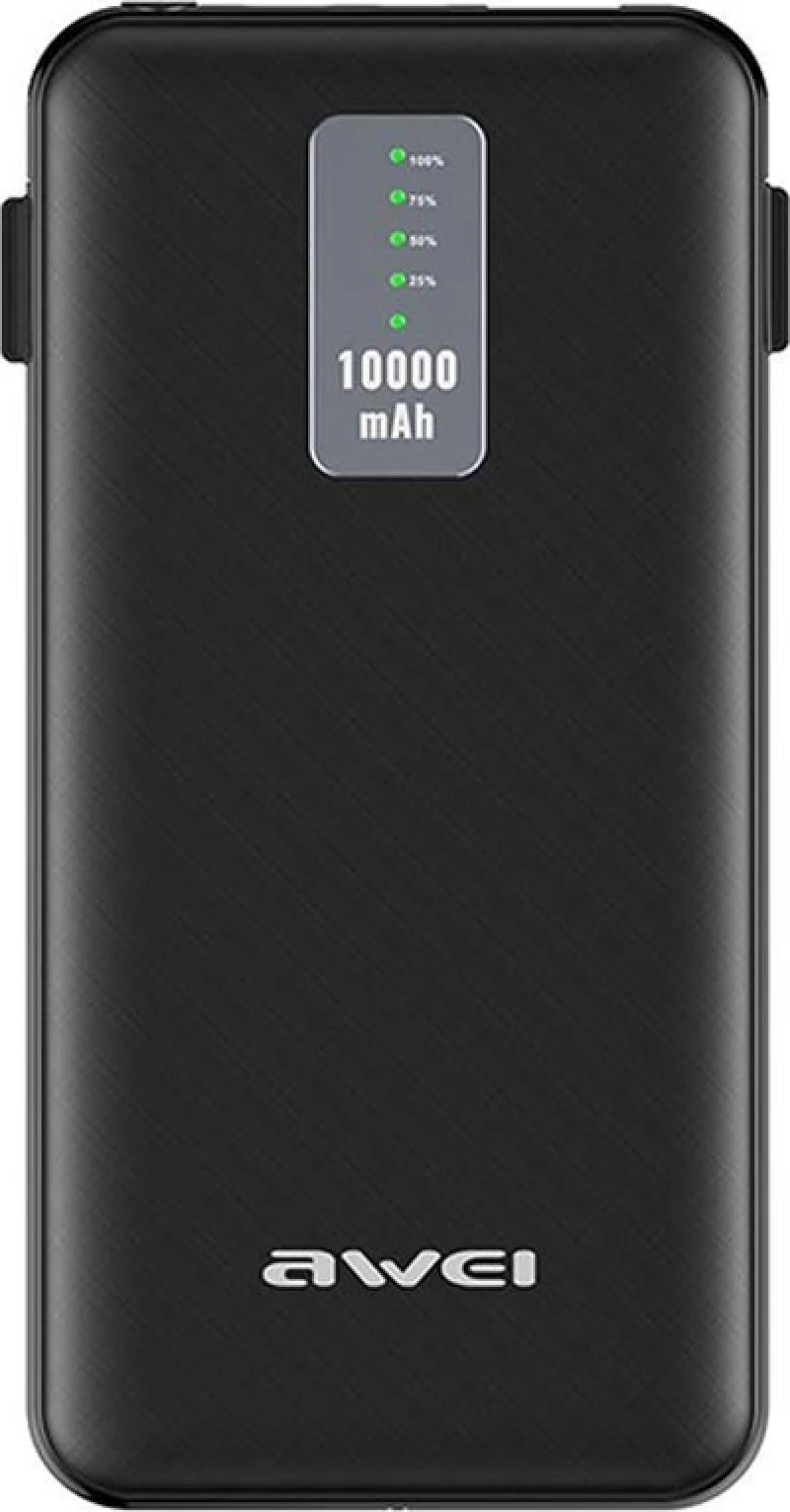 Awei P11K 10000mAh Μαύρο