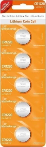 MediaRange Lithium Coin Cell CR1220 (5τμχ)