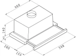 Pyramis Συρόμενος 60cm Καφέ 065017201