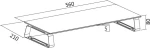Glass Tabletop Monitor Riser Logilink BP0027