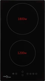 Εστία Κεραμική με 2 Ζώνες και Πλήκτρα Αφής 3000 W