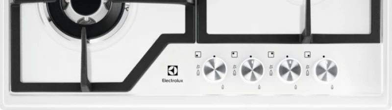 Electrolux EGS6436WW hob White Built-in Gas 4 zone(s)