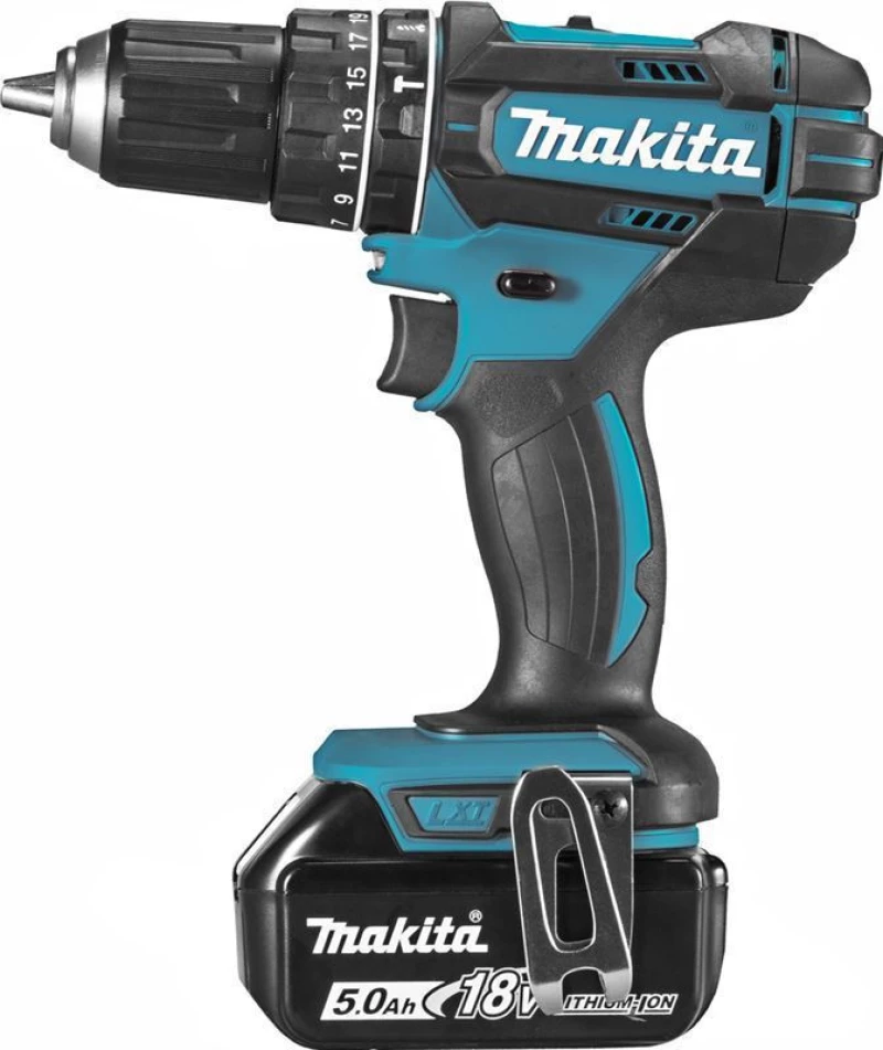 Makita DHP482RTJ Κρουστικό Δραπανοκατσάβιδο Μπαταρίας 18V 2x5Ah
