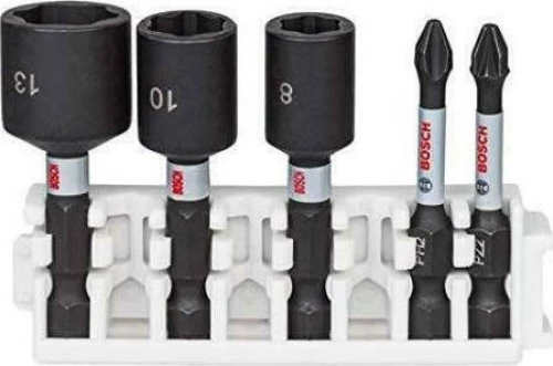 Bosch Σετ Καρυδάκια & Μύτες 2608522350 5τμχ