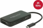 DeLOCK 63929 κατανεμητής διεπαφών USB 2.0 Type-C Μαύρος (Μαύρο)
