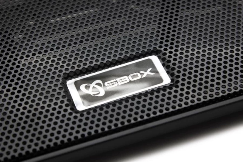 Sbox Usb Cooling Pad 15,6" 2Xblue Led Fan 140 Mm