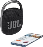 JBL Clip 4 Αδιάβροχο Ηχείο Bluetooth με 10 ώρες Λειτουργίας Black