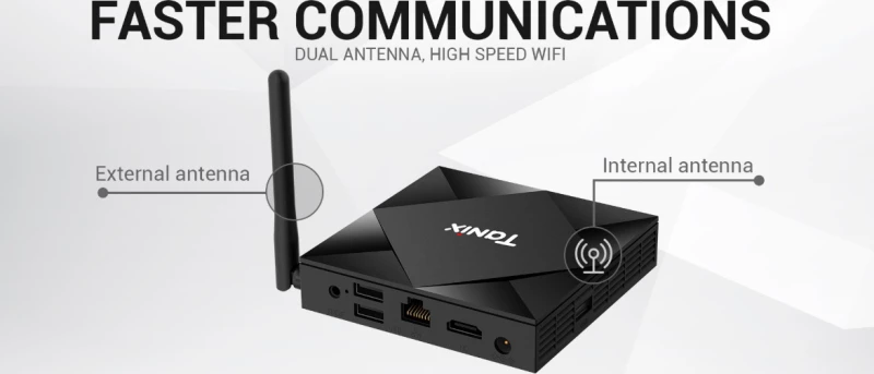 Tanix Tx6S Allwinner H616 4K/8K Smart Tv Box 4Gb/32Gb/Quad Core/Android 10.0/Display/5G Wifi/Lan/Bt
