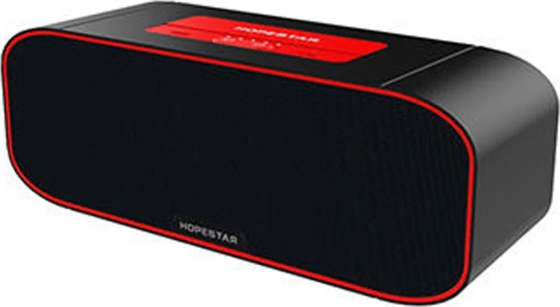 Hopestar H29 Ηχείο Bluetooth 10W με 5 ώρες Λειτουργίας Black/Red