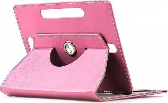 Rotating Flip Cover Ροζ (Universal 8")