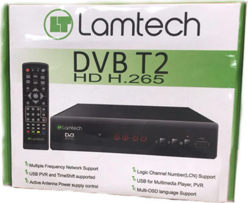 Δέκτης Dvb-T2 Lamtech Lam020915 - Hd H.265 Lam020915