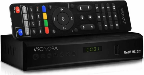 Sonora Dvb T2-265 Dr Fhd Digital Set-Top Box + 2In1 Remote Control