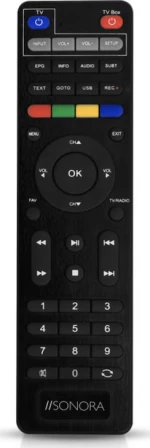 Sonora Dvb T2-265 Dr Fhd Digital Set-Top Box + 2In1 Remote Control