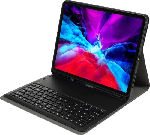 Flip Cover Bluetooth Πληκτρολόγιο Μαύρο (iPad Pro 2020 12.9")