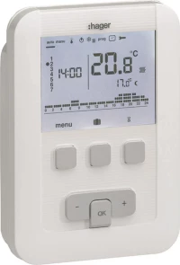 Hager EK530 Θερμοστάτης Εβδομαδιαίος