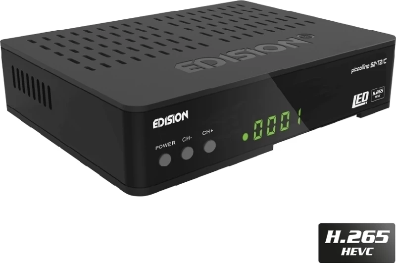Edision Piccolino S2+T2/C 2In1 Combo Δορυφορικός & Επίγειος Δέκτης