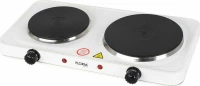 Zilan Διπλή ηλεκτρική εστία σε λευκό χρώμα 2500w Zln2843-wht