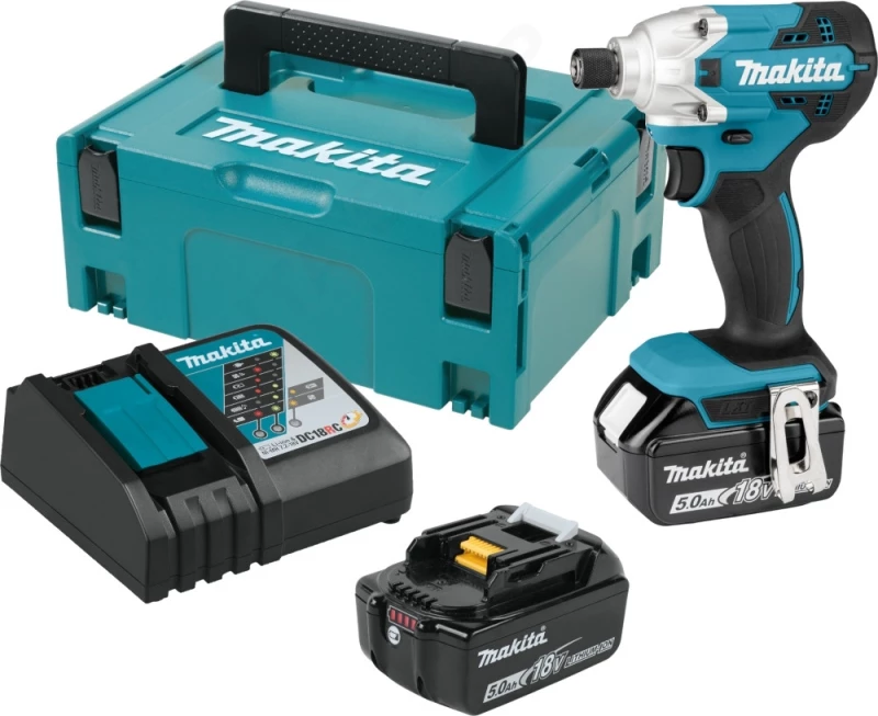 Makita DTD156RTJ Παλμικό Κατσαβίδι Μπαταρίας 18V 2x5Ah