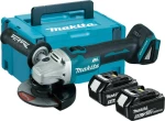 Makita DGA506RTJ Τροχός 125mm Μπαταρίας 2x5Ah