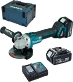 Makita DGA506RTJ Τροχός 125mm Μπαταρίας 2x5Ah