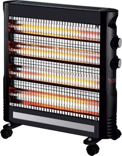 LX-1602R Σόμπα Χαλαζία 2400W Black