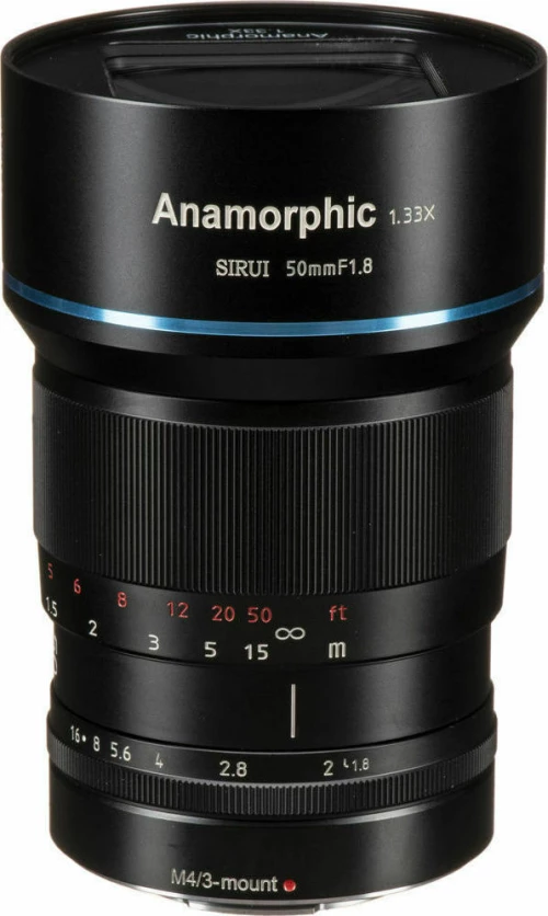 Sirui Anamorphic 50mm f/1.8 (Fujifilm X) Black