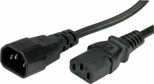 Roline IEC C14 - IEC C13 Cable 3m Μαύρο (19.99.1505)