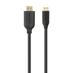 Belkin HDMI 1.4 Cable HDMI male - mini HDMI male 1m Μαύρο