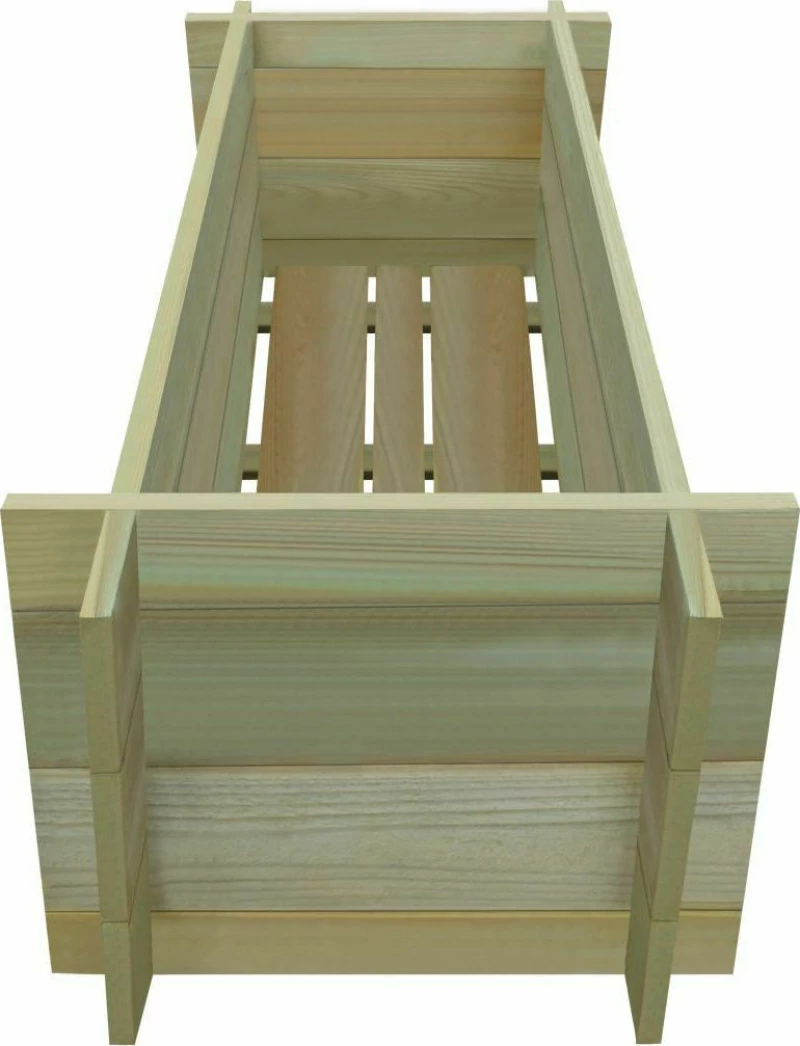 vidaXL Ζαρντινιέρα Ξύλινη 120x40x32cm 43349