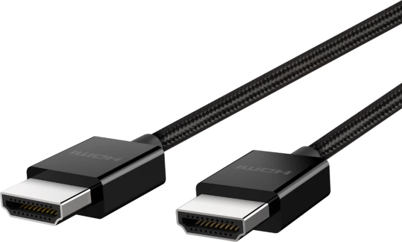 Belkin HDMI 2.1 Braided Cable HDMI male - HDMI male 2m Μαύρο