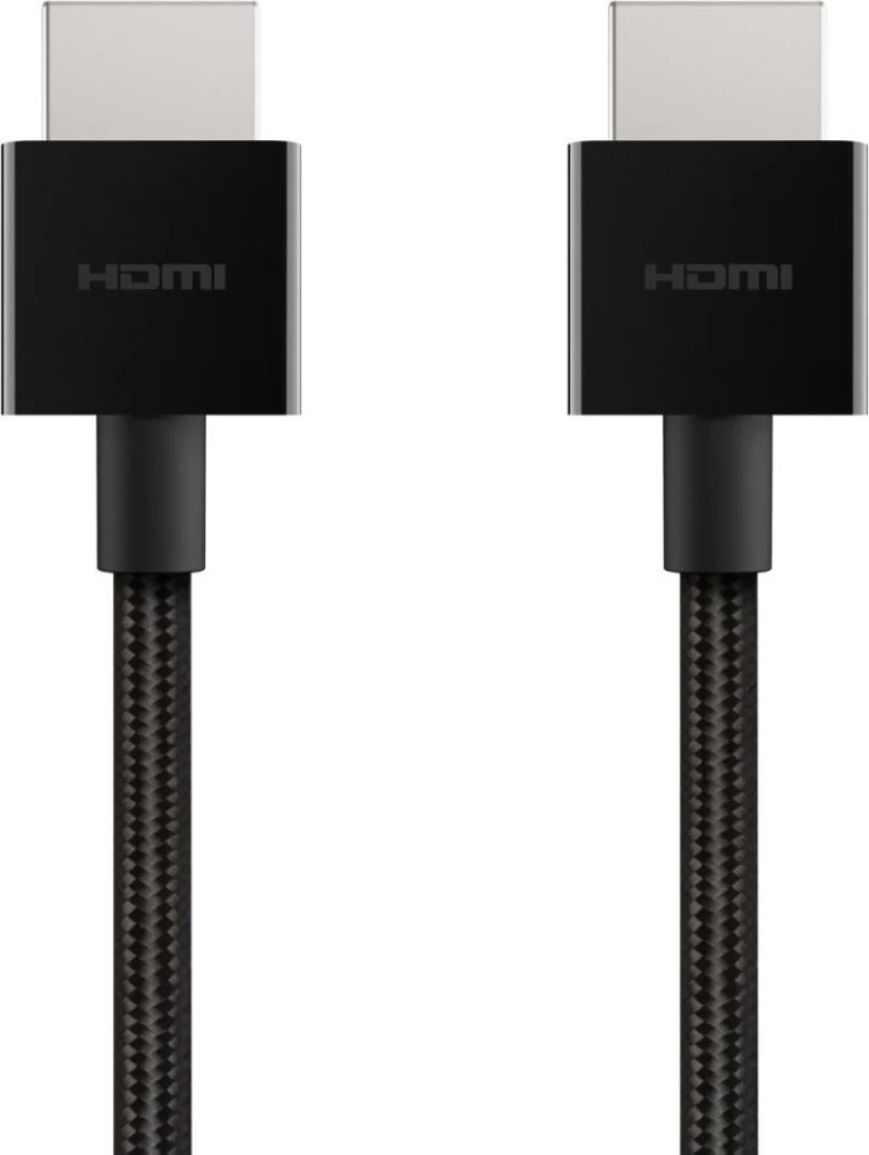 Belkin HDMI 2.1 Braided Cable HDMI male - HDMI male 2m Μαύρο