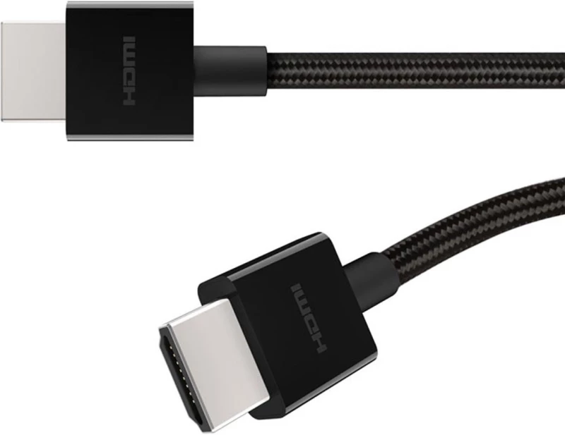 Belkin HDMI 2.1 Braided Cable HDMI male - HDMI male 2m Μαύρο